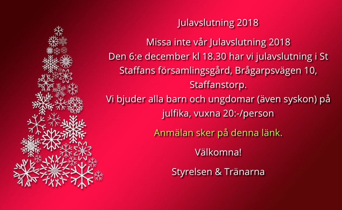 Julavslutning 2018